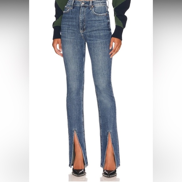 pistola Denim - NWT PISTOLA  Colleen High Rise Slim Flare in Willow Jeans 31 split cuff bootcut